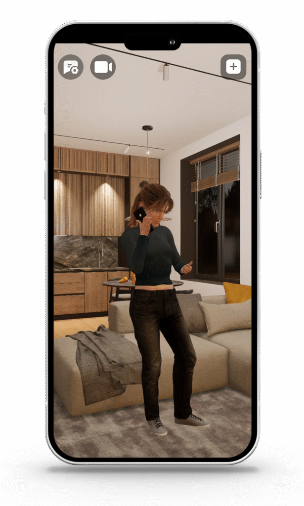 AI Companion talking on the phone – autonomous activity inside the Companion App